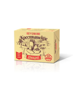 Масло сливочное Крестьянское 82.5%  180гр