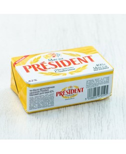 Масло сливочное Президент соленое 82%  400гр
