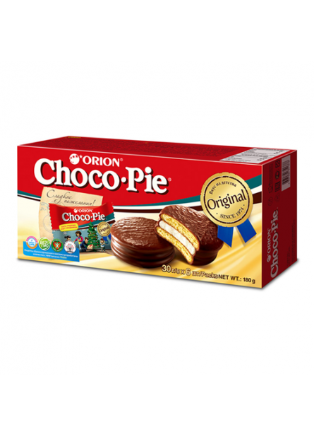 Печенье в глазури Choco Pie оригинал  6шт 180гр 