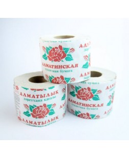 Туалетная бумага Алматинская 1рулон