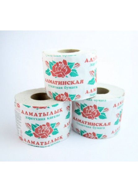 Туалетная бумага Алматинская 1рулон