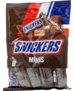 Конфеты Snickers minis 180гр
